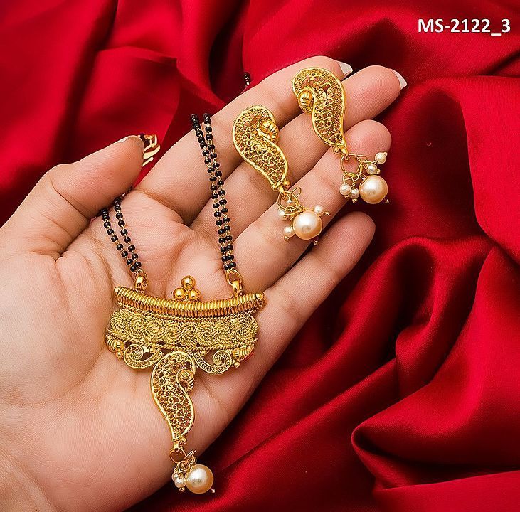 Gold Plated Mangalsutra (MS-2122) uploaded by business on 8/11/2020