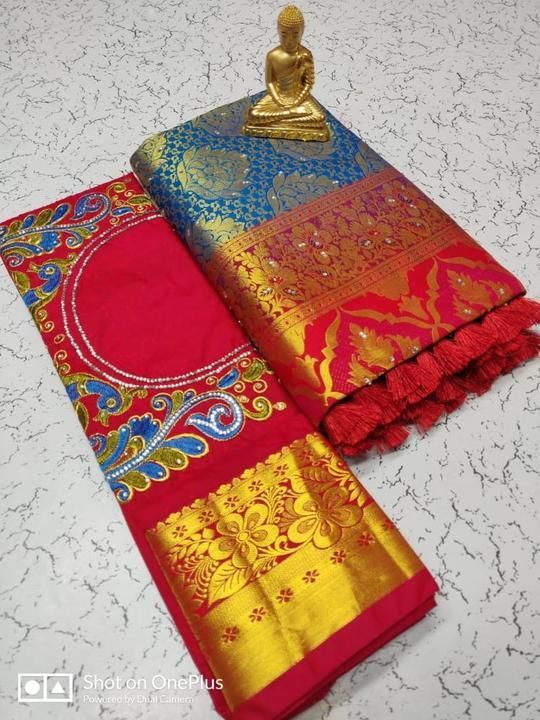 Bridal stone saree uploaded by business on 6/8/2021