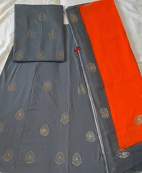 Cotton rajputi suit  uploaded by Mahi print on 8/11/2020