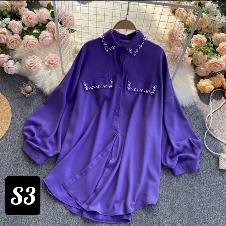 Long shirt with beD work uploaded by S3 Western wear on 6/8/2021