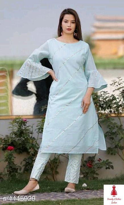 Women's Printed Rayon Kurta Set with Pants uploaded by business on 6/8/2021