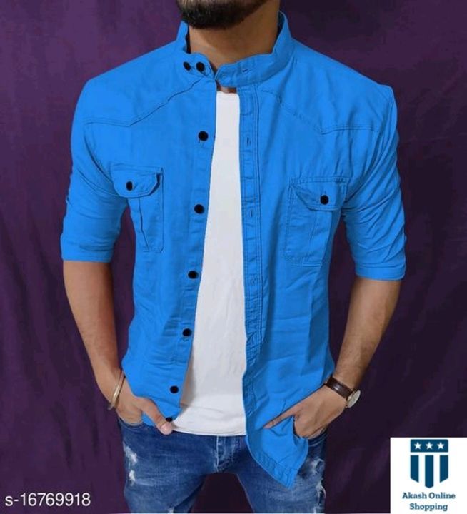 Men cotton shirt uploaded by Akash online  on 6/8/2021