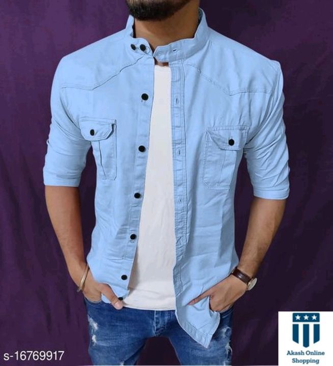 Men cotton shirt uploaded by Akash online  on 6/8/2021