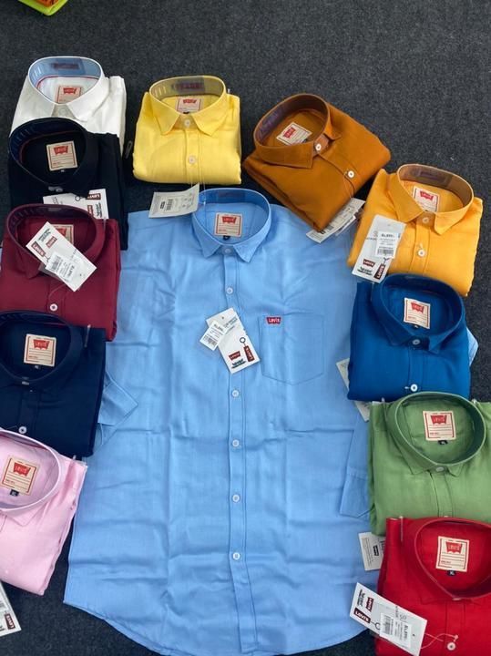 Post image BRAND Levis 
*Fabric -Soft Drill Plain*
 Size  M L Xl 
12 colours 36 Pcs In 1 set 
*All Stock Bio wash*
#Rate 265 Rupees 🏆
 Packing  - 12 pcs in 1 polybag