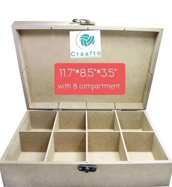 MDF Box with 8 Compartments uploaded by Prince Marketing  on 6/8/2021