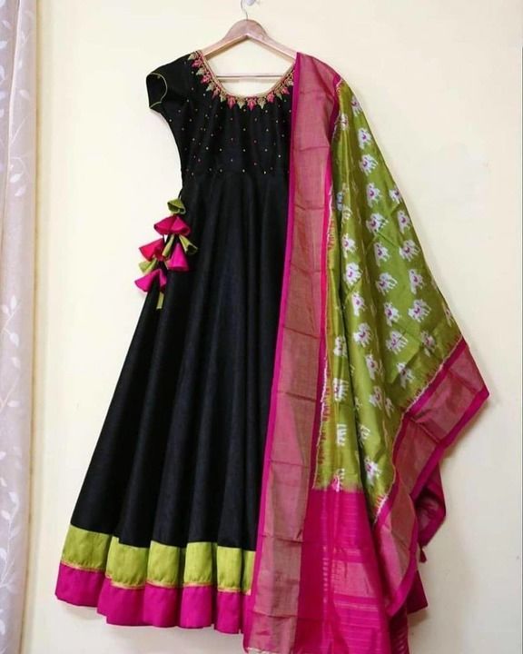 ELEGANT LONG GOWN WITH DUPATTA  uploaded by business on 6/8/2021