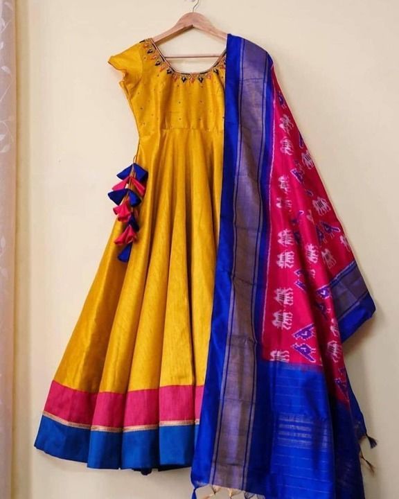 ELEGANT LONG GOWN WITH DUPATTA  uploaded by business on 6/8/2021