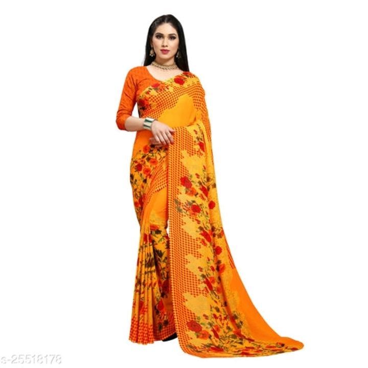 Aagyeyi Drishya Sarees

Saree Fabric: Georgette
Blouse: Running Blouse
Blouse Fabric: Georgette
Patt uploaded by Rekha fashion on 6/8/2021