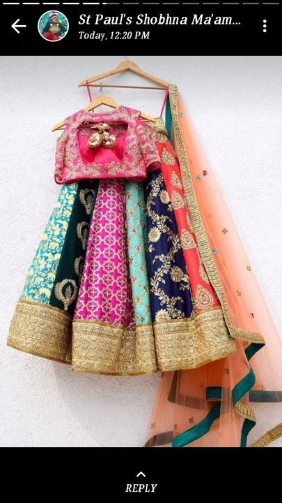Post image I want 1 Pieces of Lehenga choli.
Below are some sample images of what I want.