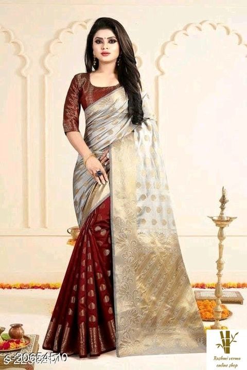 Bnarsi silk saree uploaded by Rashmi online shop on 6/8/2021