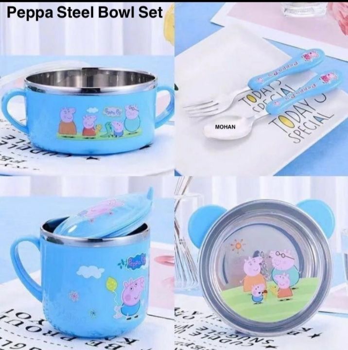 Product image with ID: peppa-bowl-set-86b1b44a