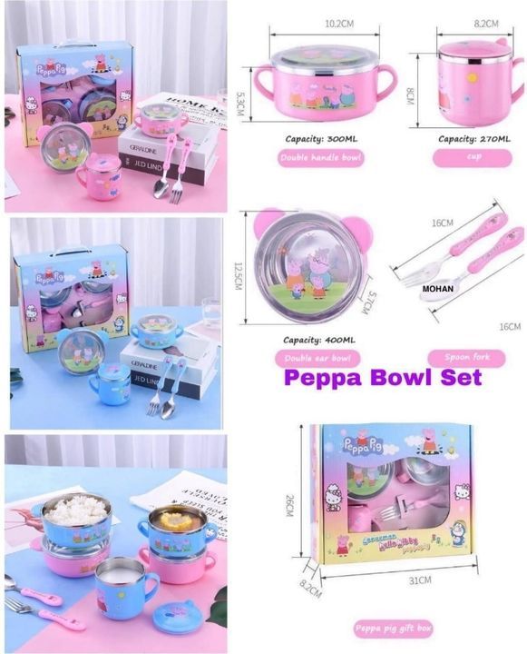 Peppa Bowl set uploaded by PLaza shopping centre on 6/8/2021