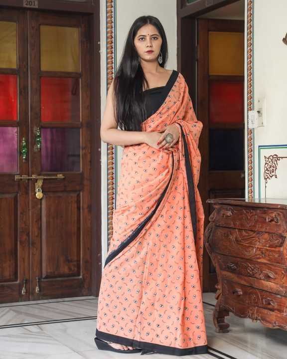 Cotton mulmul saree uploaded by business on 6/9/2021