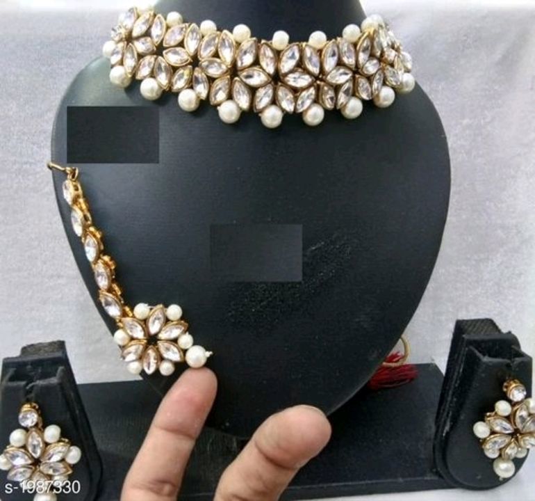 Fancy jewelry set uploaded by Priya fashion Hub on 6/9/2021