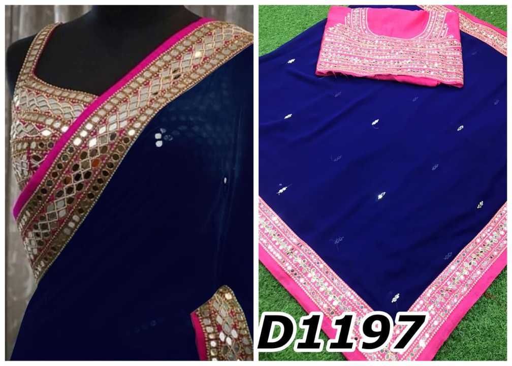 Mirror Saree uploaded by business on 6/9/2021