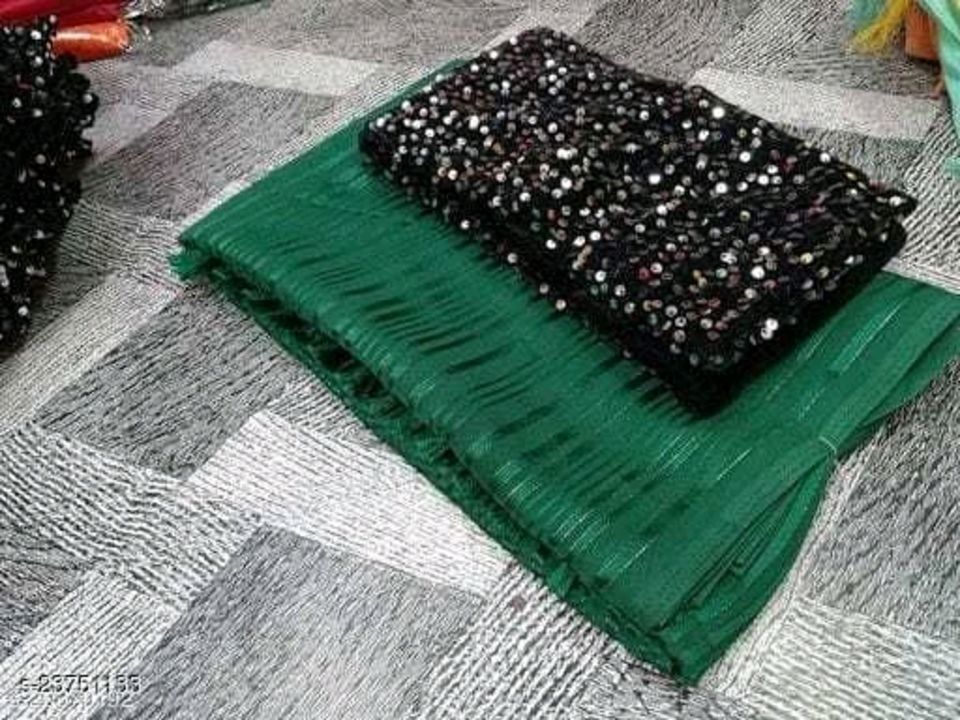 Chiffon saree uploaded by JB's boutique on 6/9/2021