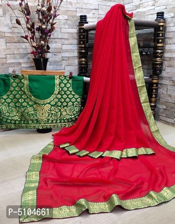 Post image Stylish Beautiful Red Chiffon Embellished Bollywood Women Saree with Blouse piece*

*Size*: 
Free Size(Saree Length - 5.5 metres) 
Free Size(Blouse Length - 0.8 metres) 

*Color*: Red

*Fabric*: Chiffon

*Type*: Saree with Blouse piece

*Style*: Embellished

*Design Type*: Bollywood

*COD Available*

*Free and Easy Returns*: Within 7 days of delivery. No questions asked
