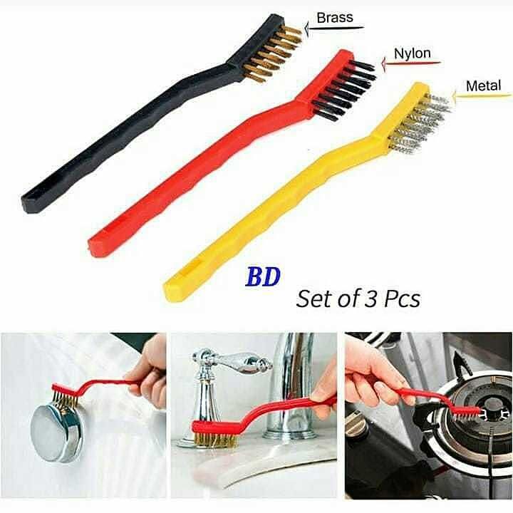 Set of 3 wire brush...  uploaded by Online on 8/12/2020