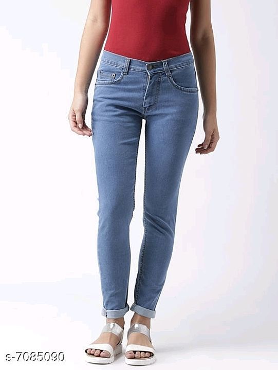 Catalog Name:*Urbane Modern Women Jeans*
Fabric: Cotton
Pattern: Solid
Multipack: 1
 uploaded by business on 8/12/2020