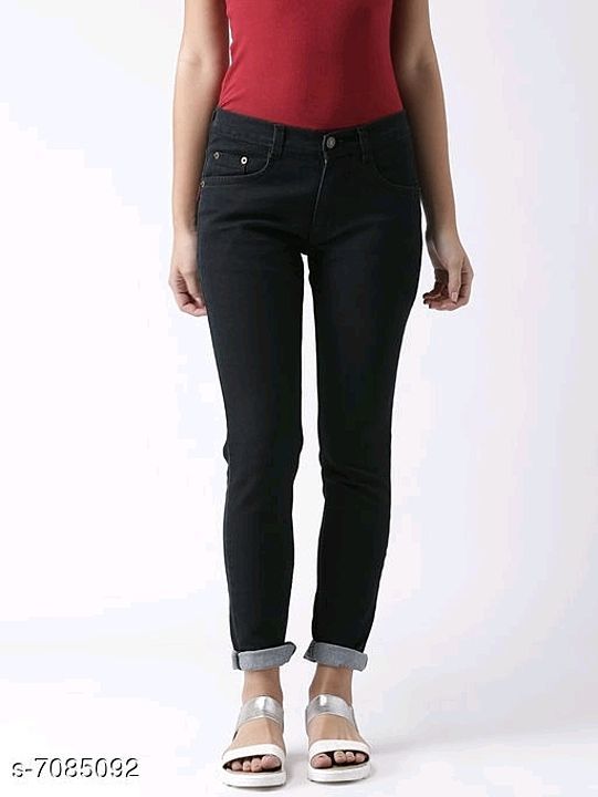 Catalog Name:*Urbane Modern Women Jeans*
Fabric: Cotton
Pattern: Solid
Multipack: 1
Sizes:
 uploaded by business on 8/12/2020