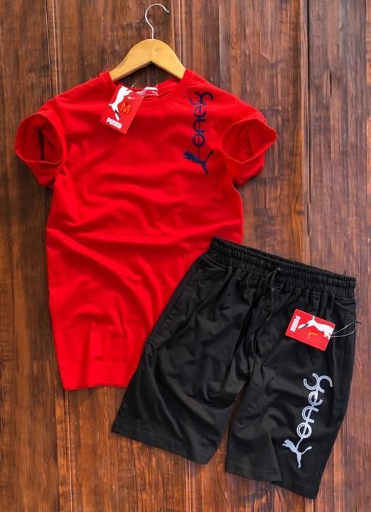 Puma t-shirt and shorts combo uploaded by Hollywood Fashion on 6/9/2021