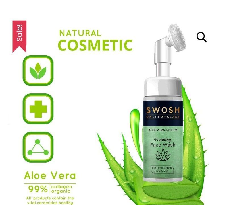 Aloevera & Neem foaming face wash uploaded by business on 6/9/2021