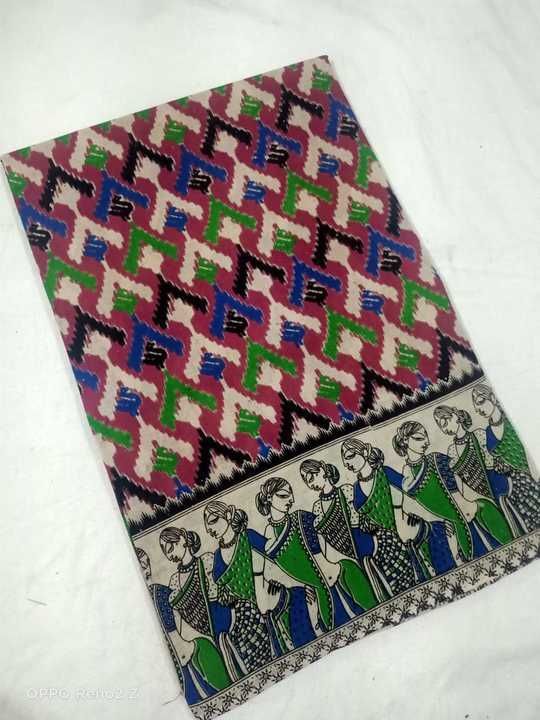 Kalamkari cotton saree uploaded by Impressive Kalamkari  on 6/9/2021