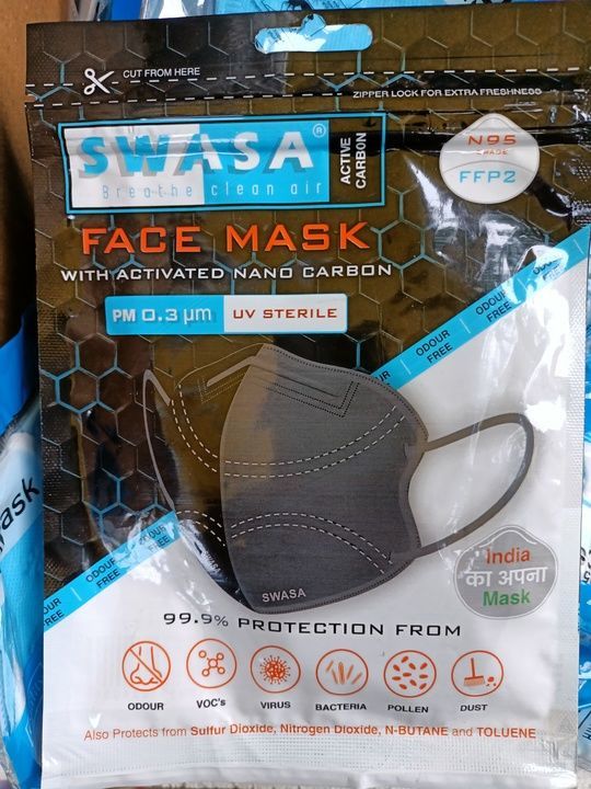 Swasa pollution mask uploaded by business on 6/9/2021