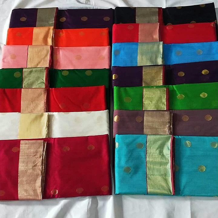 Chanderi Silk cotton Sarees uploaded by Chanderi silk sarees on 8/12/2020