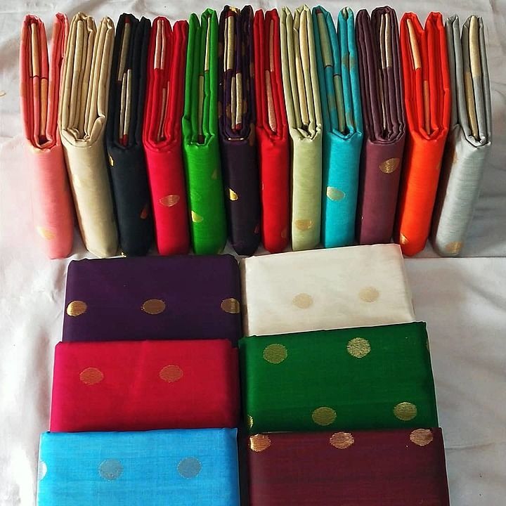 Chanderi Silk cotton Sarees uploaded by business on 8/12/2020