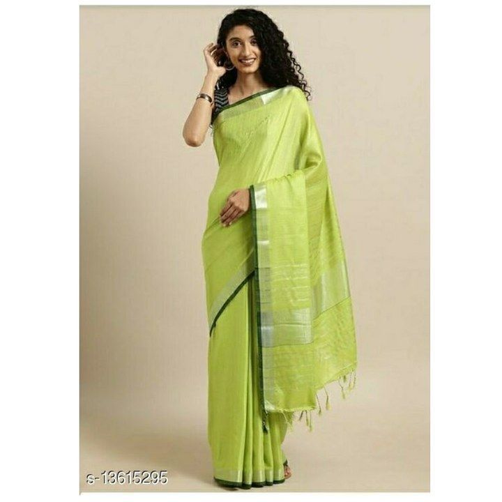 Linen saree uploaded by Zishan Akhtar on 6/9/2021