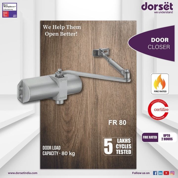 Door Closer uploaded by Dorsët Industries Pvt Ltd on 6/9/2021