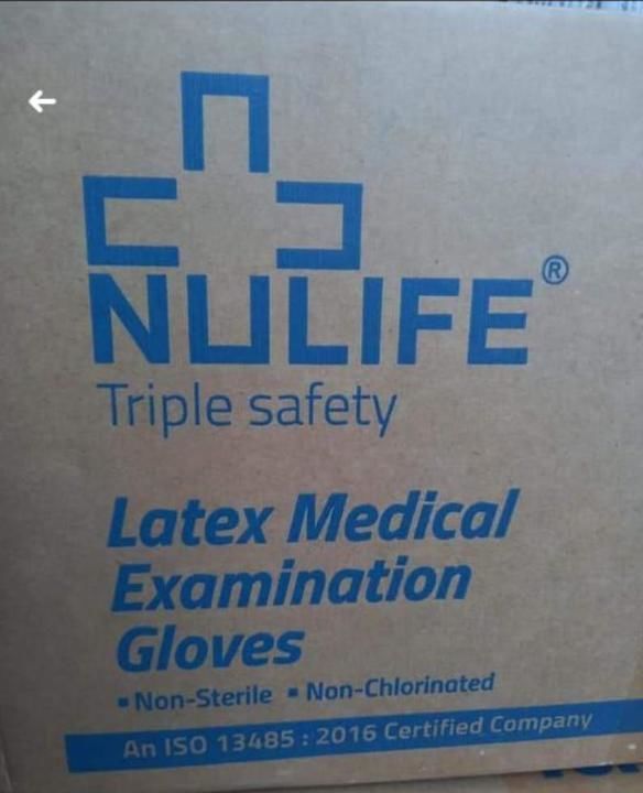 Nulife Latex examination gloves uploaded by NICHETA PVT LTD on 6/9/2021