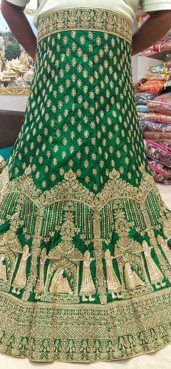 Designer Wedding Wear Malai Silk Lehenga Choli  uploaded by business on 6/9/2021
