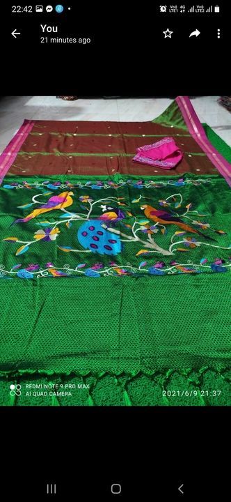 Khan saree stiched bp  uploaded by Awesome collection on 6/9/2021