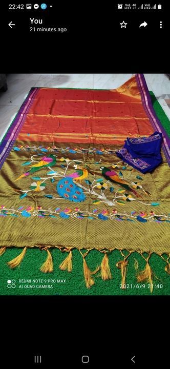 Khan saree stiched bp  uploaded by business on 6/9/2021