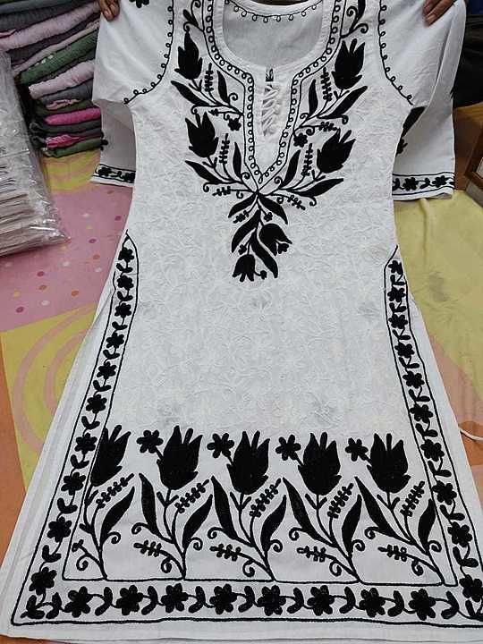 Cotton chikankurti uploaded by business on 8/12/2020