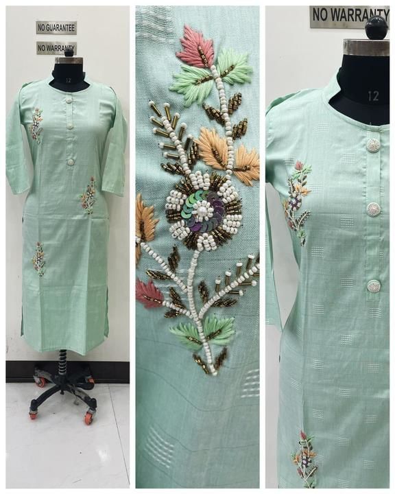Cotton handwork kurti  uploaded by business on 6/10/2021