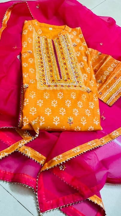 Chanderi silk uploaded by Shopping online Kurtis  on 6/10/2021