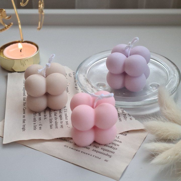 Mini bubble Candle. Get a pair @250 uploaded by business on 6/10/2021