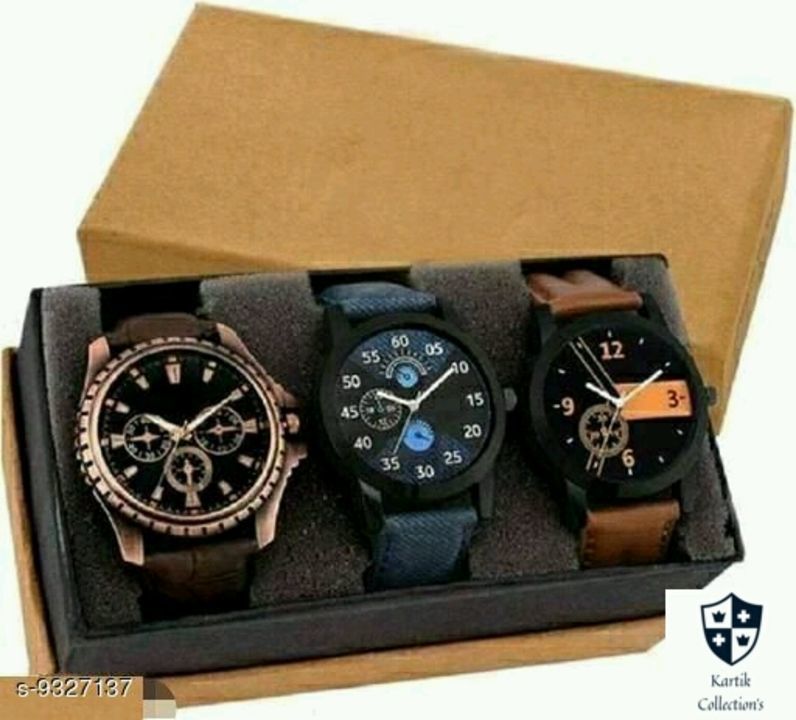 Men Watches  uploaded by Kartik collection's on 6/10/2021