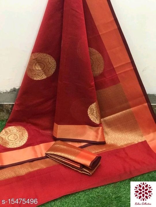 Cotton silk saree uploaded by business on 6/10/2021