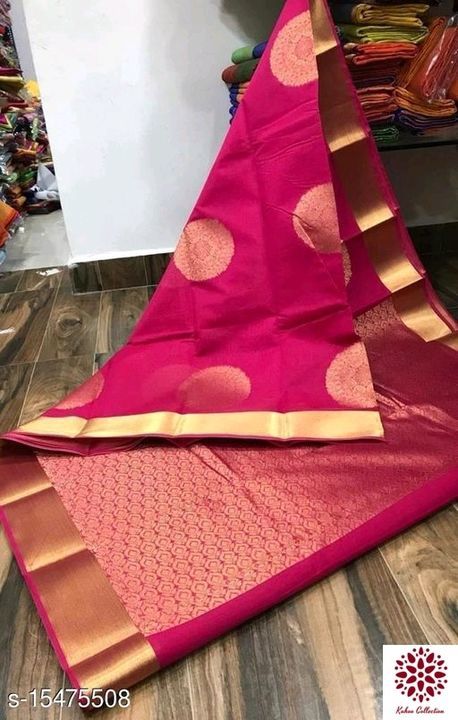 Cotton silk saree uploaded by business on 6/10/2021