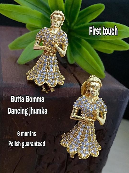 butta bomma earrings  uploaded by business on 8/12/2020