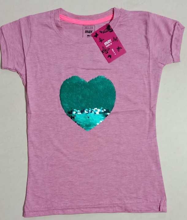 Post image *Girls branded fancy t shirts*

Brand - *Max* 

Size .        
3/4yrs.          
5/6yrs.           
7/8yrs.           
9/10yrs.         
11/12yrs.        

Rate- 160

 *Mrp- 399/-* 

For more whatsapp : 7573895593