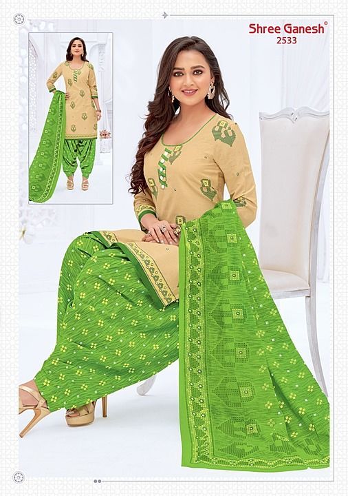 Paranjul Shree Ganesh cotton suit  uploaded by business on 8/12/2020