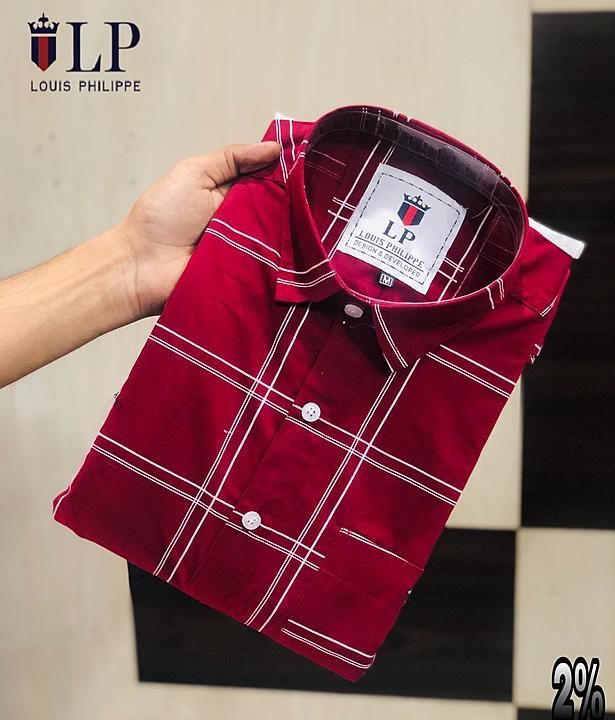 *BRAND:-LOIUS Philipps Check  SHIRT    😍💫* 

_FABRIC:- Soft Cotton Stuff With Satisfaction Guarant uploaded by All in one shopping  on 5/25/2020
