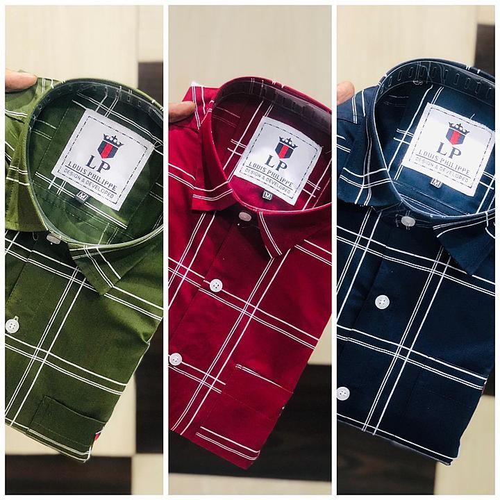 *BRAND:-LOIUS Philipps Check  SHIRT    😍💫* 

_FABRIC:- Soft Cotton Stuff With Satisfaction Guarant uploaded by business on 5/25/2020
