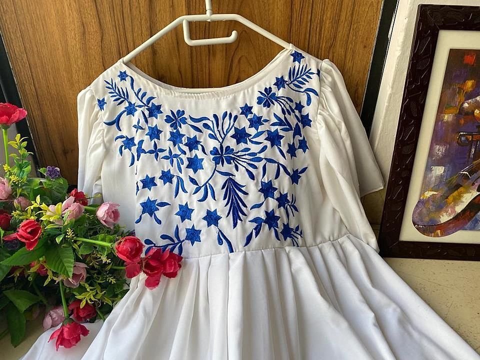 Beautidul embroidery work gown... uploaded by SOUQ AL ARAB on 5/25/2020