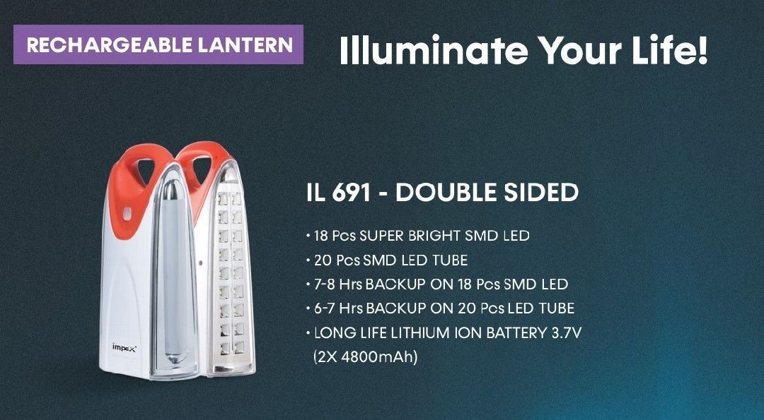 Rechargeable Lantern IL 691 uploaded by Kitchen Emporio on 6/10/2021